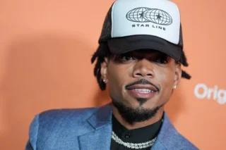 Chance The Rapper at A24's "Highest 2 Lowest" New York Premiere held at the Brooklyn Academy of Music Harvey Theater on August 11, 2025 in Brooklyn, New York. (Photo by John Nacion/Variety via Getty Images)
