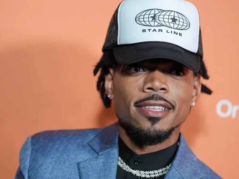 Chance The Rapper at A24's "Highest 2 Lowest" New York Premiere held at the Brooklyn Academy of Music Harvey Theater on August 11, 2025 in Brooklyn, New York. (Photo by John Nacion/Variety via Getty Images)