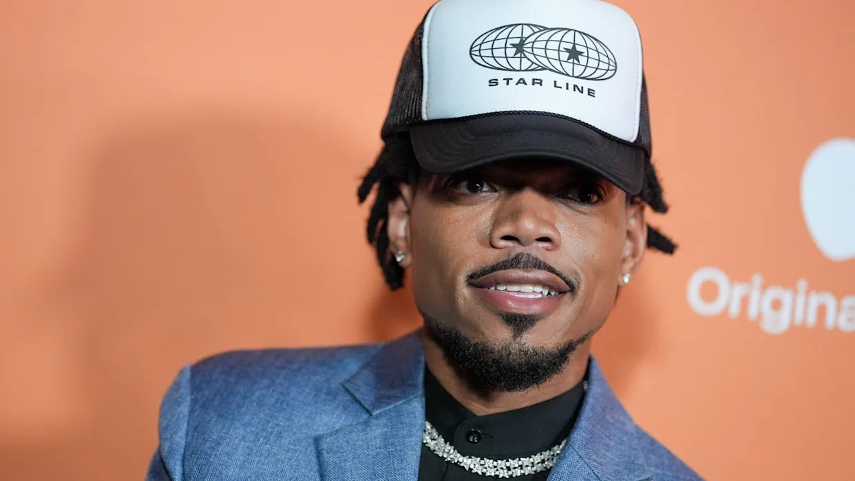 Chance The Rapper at A24's "Highest 2 Lowest" New York Premiere held at the Brooklyn Academy of Music Harvey Theater on August 11, 2025 in Brooklyn, New York. (Photo by John Nacion/Variety via Getty Images)